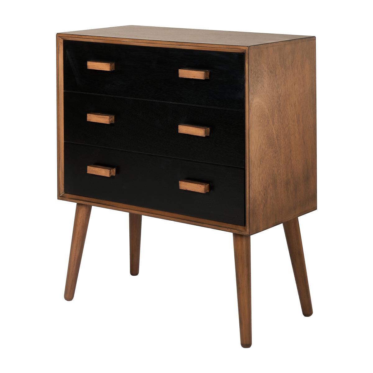 Pacific Klee 3 Drawer Chest, Pine Black – image 3