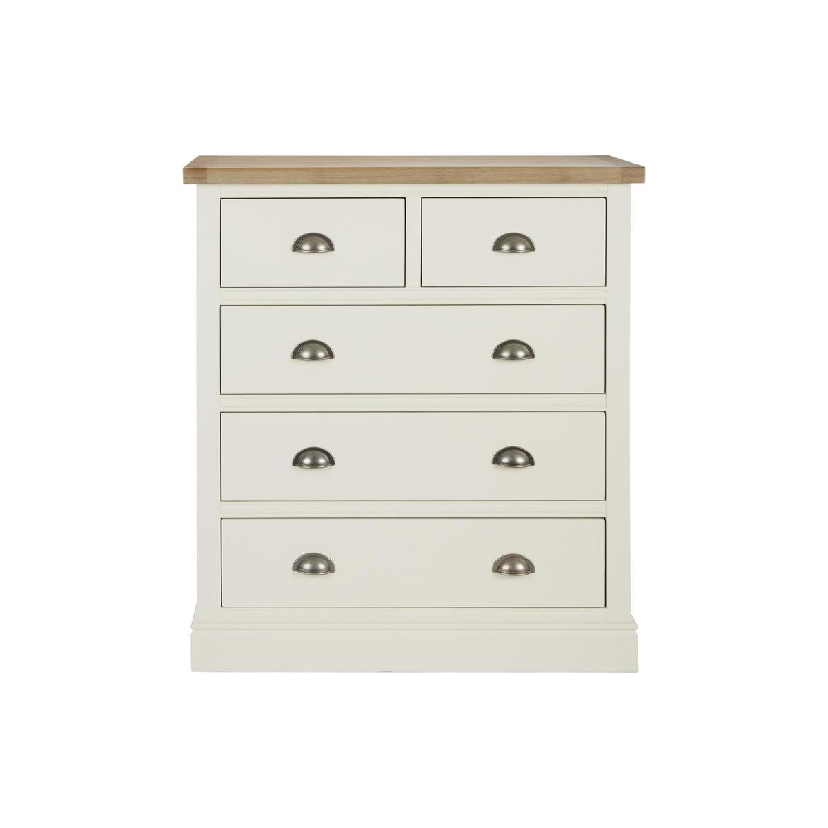 Compton Ivory 5 Drawer Chest Ivory – image 1