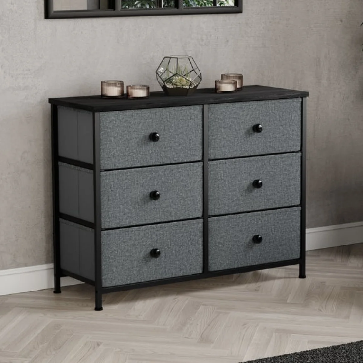 Maye 6 Drawer Fabric Chest – image 7