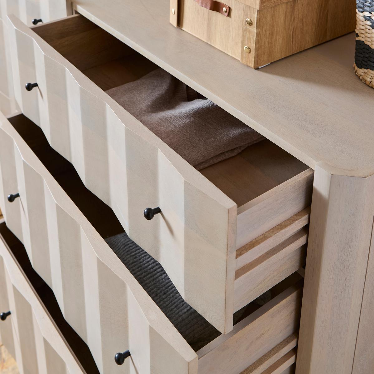 Willa 6 Drawer Chest Off-White – image 3