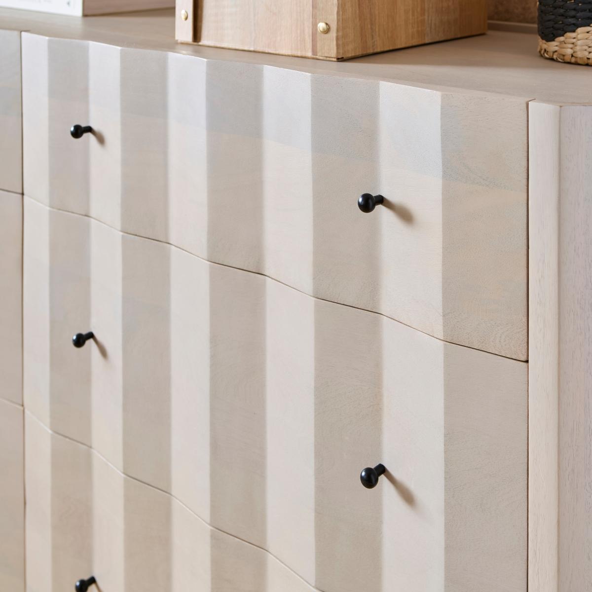 Willa 6 Drawer Chest Off-White – image 4