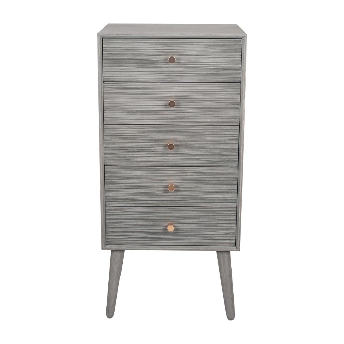 Pacific Chaya 5 Drawer Chest, Grey Pine Grey – image 2