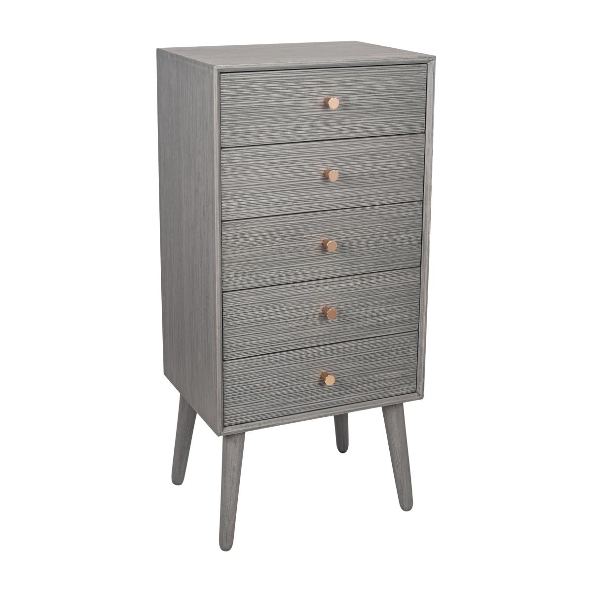 Pacific Chaya 5 Drawer Chest, Grey Pine Grey – image 3