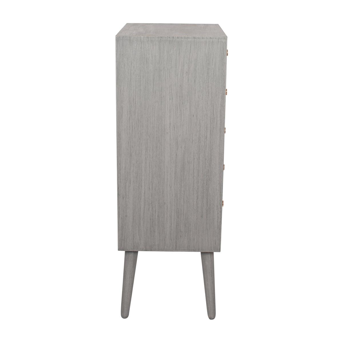 Pacific Chaya 5 Drawer Chest, Grey Pine Grey – image 4