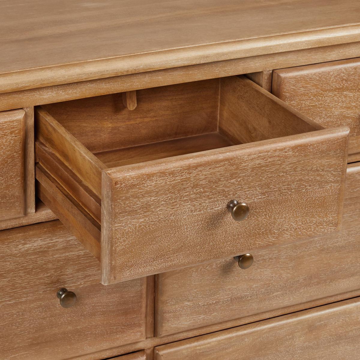 Giselle 7 Drawer Chest Wood (Brown) – image 5