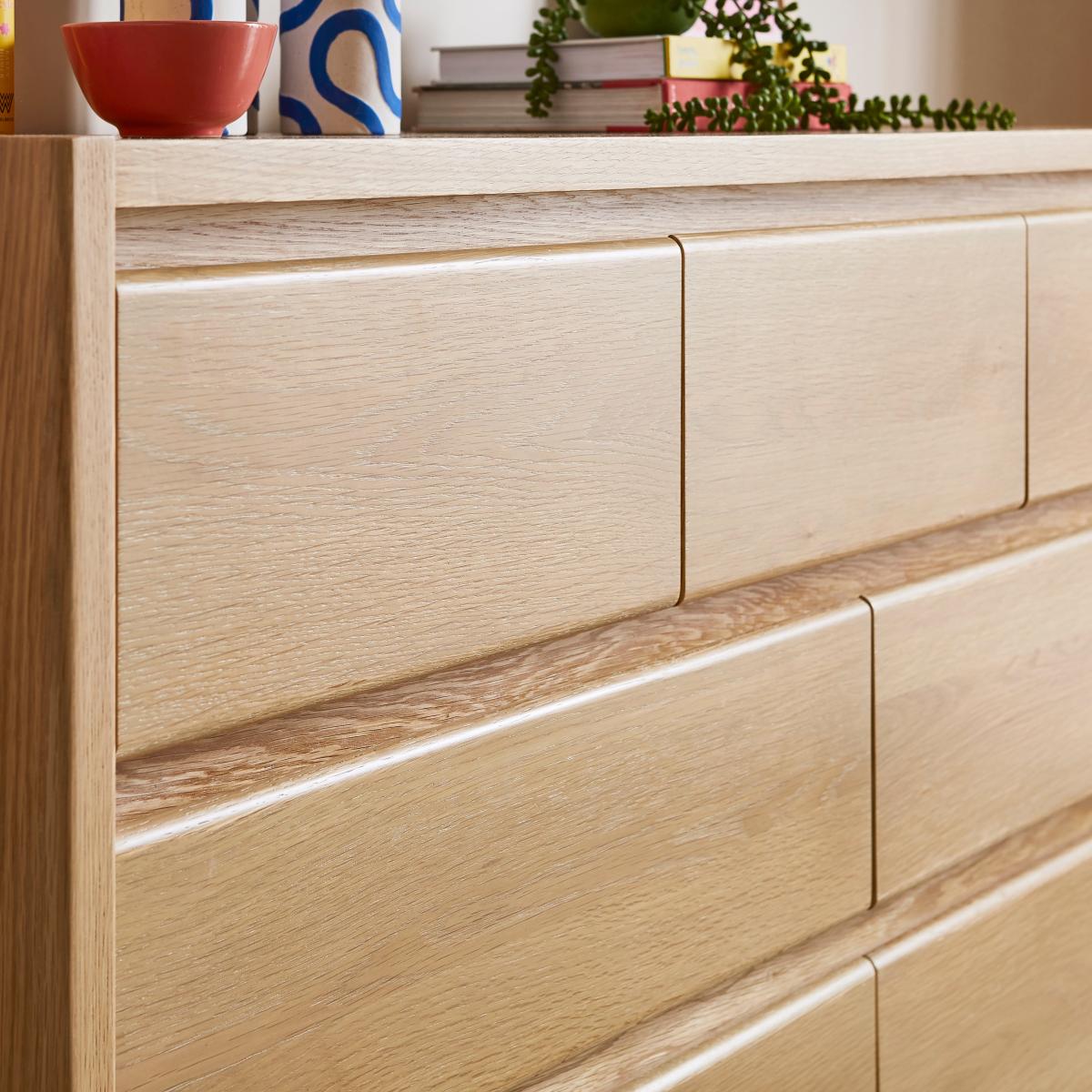Elements Holmes 7 Drawer Chest, Oak Oak – image 4