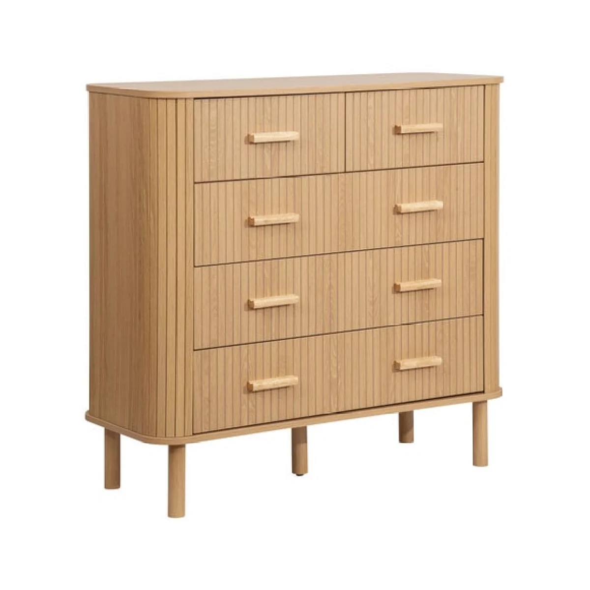 Axel 5 Drawer Fluted Chest – image 6