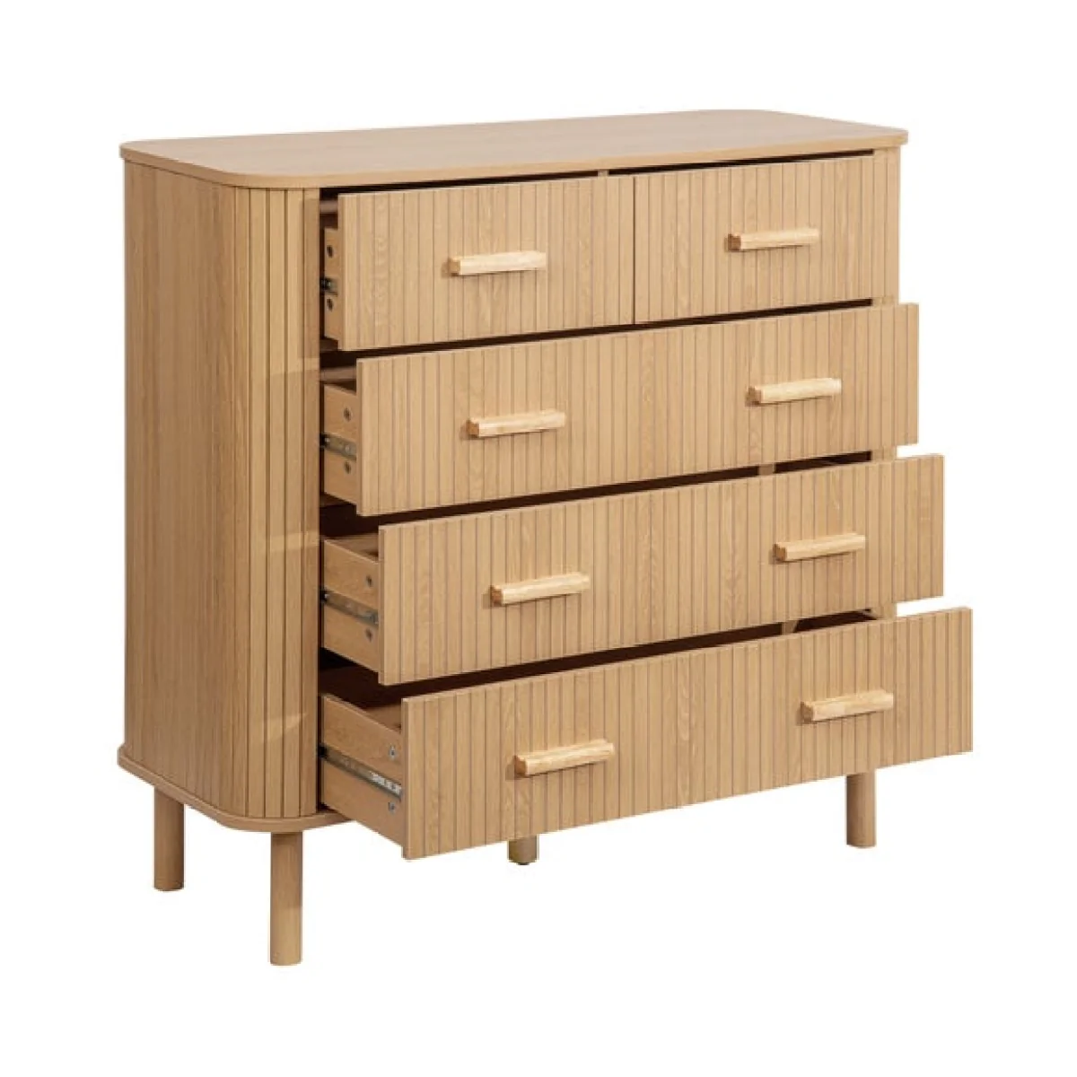 Axel 5 Drawer Fluted Chest – image 8