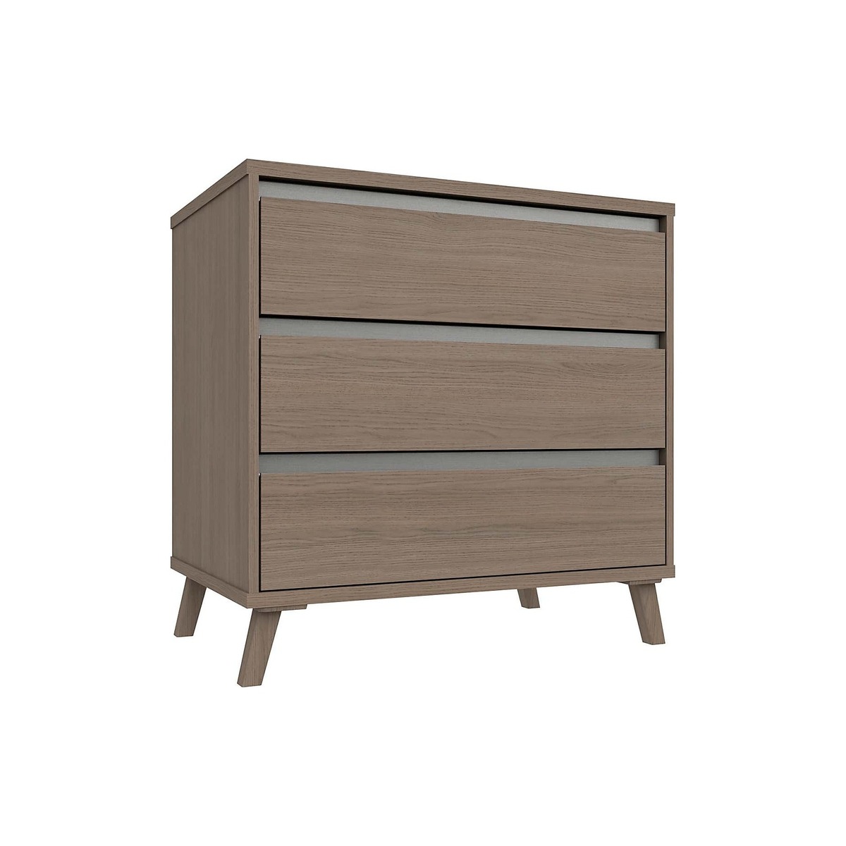 Jenson 3 Drawer Chest Dark Grey – image 2