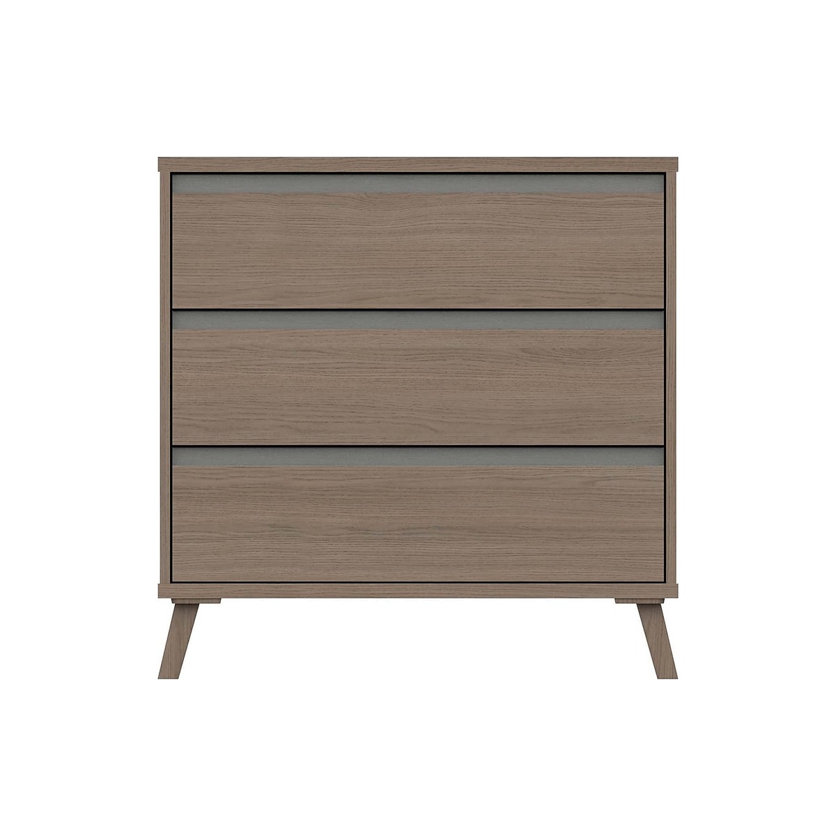 Jenson 3 Drawer Chest Dark Grey – image 1