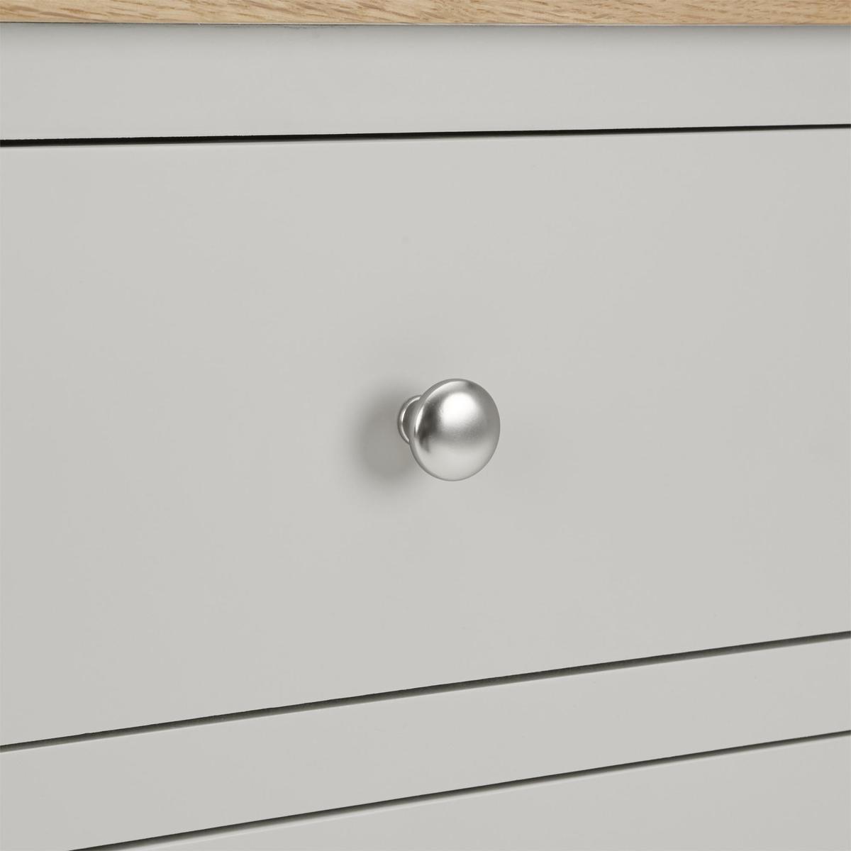 Bromley Grey 3 Drawer Chest Grey – image 7