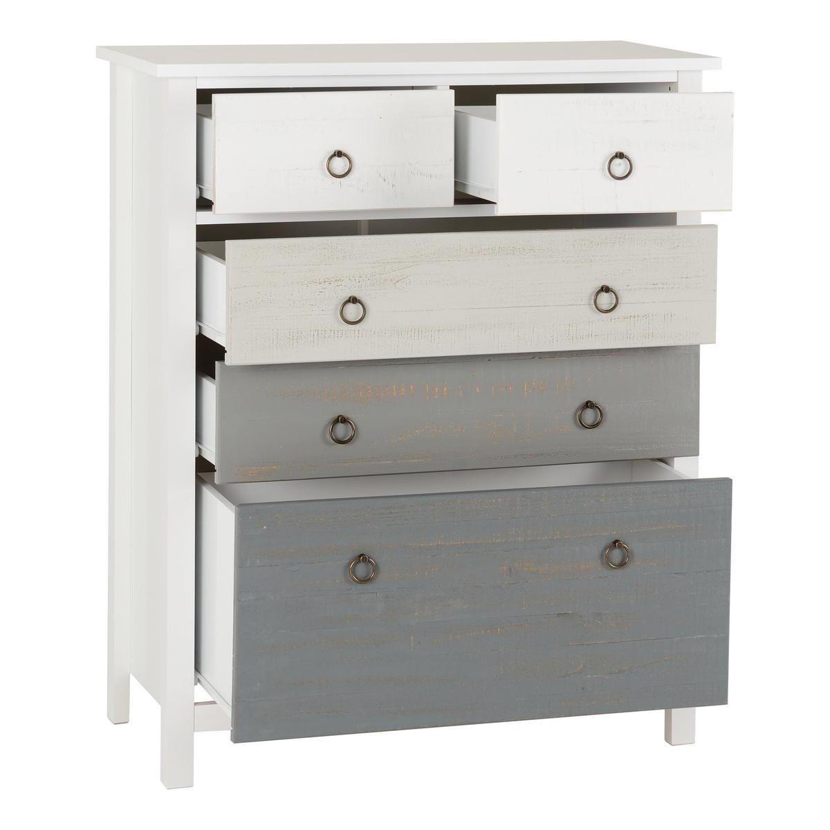 Vermount 5 Drawer Chest White – image 3