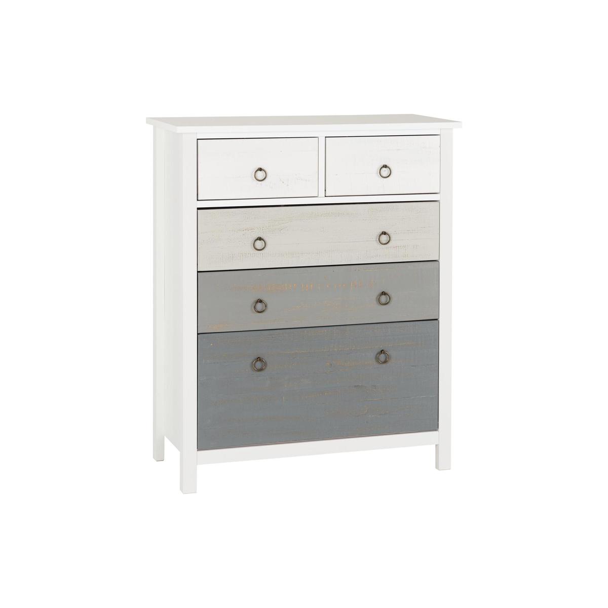 Vermount 5 Drawer Chest White – image 2