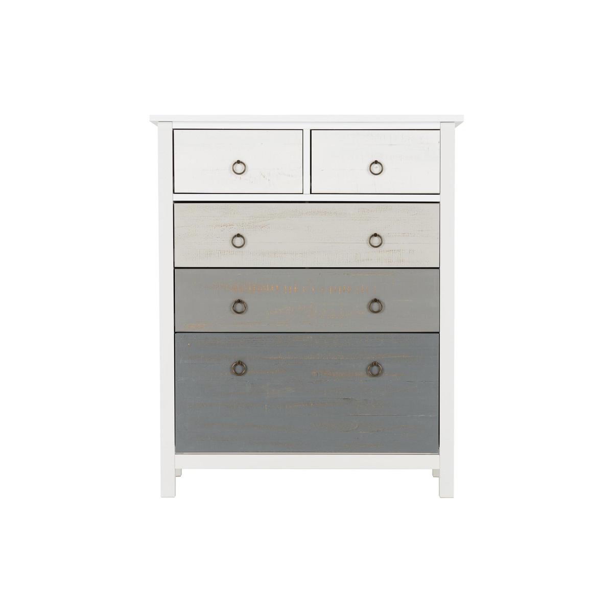 Vermount 5 Drawer Chest White – image 1