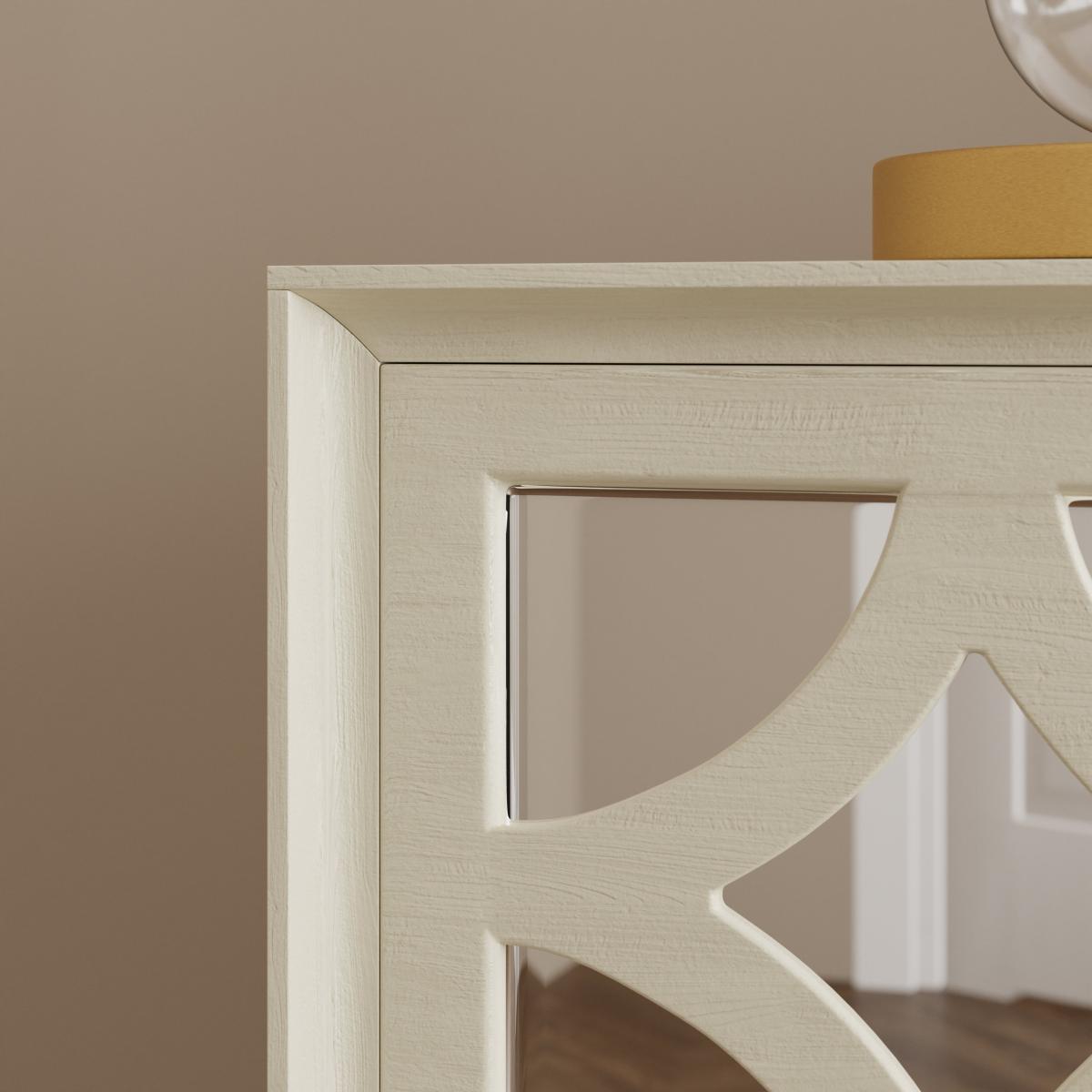 Delphi 3 Drawer Chest, Mirrored Delphi Natural – image 5