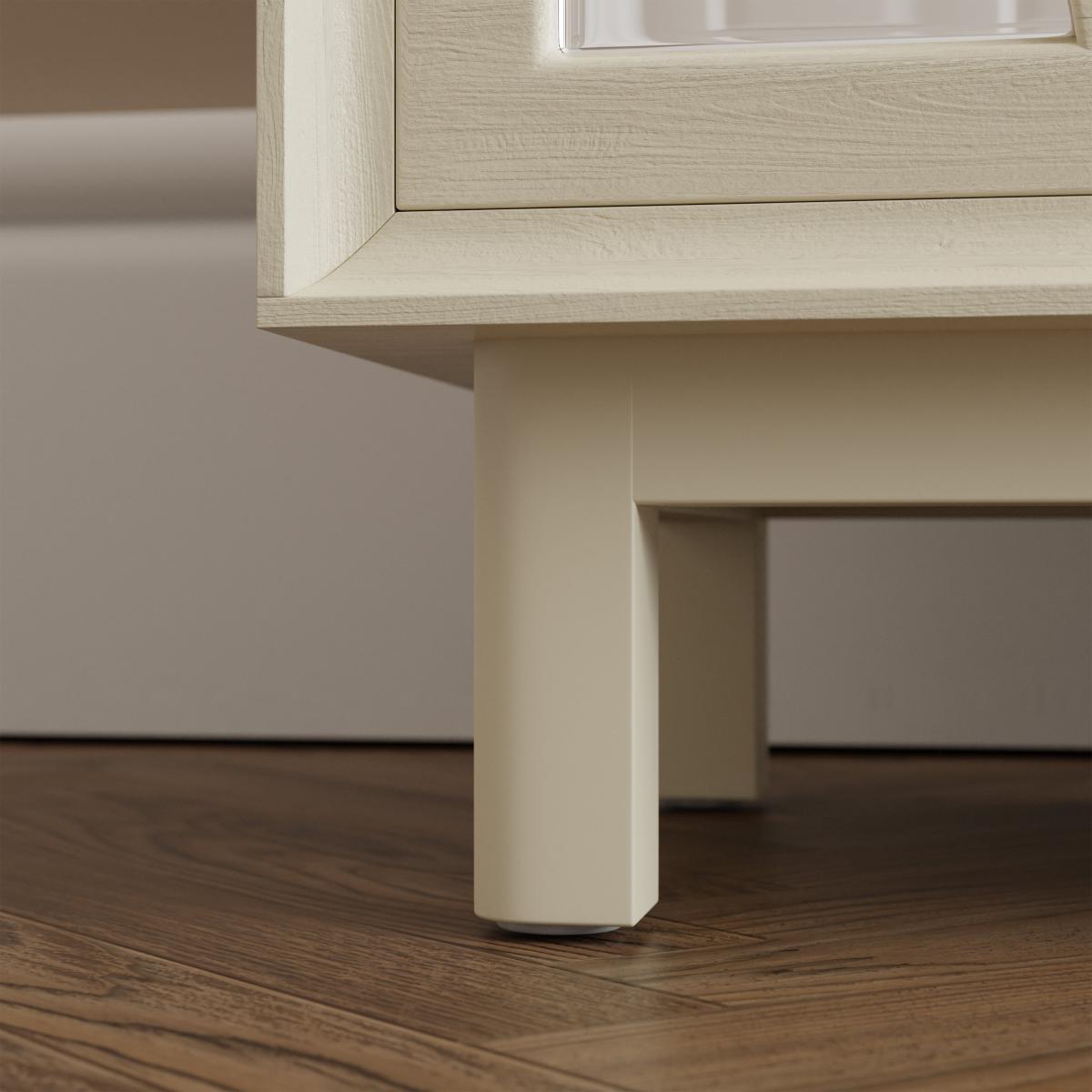 Delphi 3 Drawer Chest, Mirrored Delphi Natural – image 7