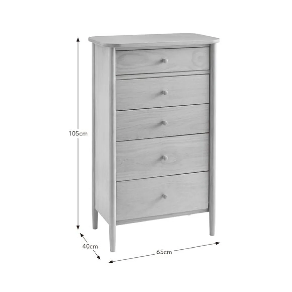 Sammie Paint Your Own 5 Drawer Chest – image 7