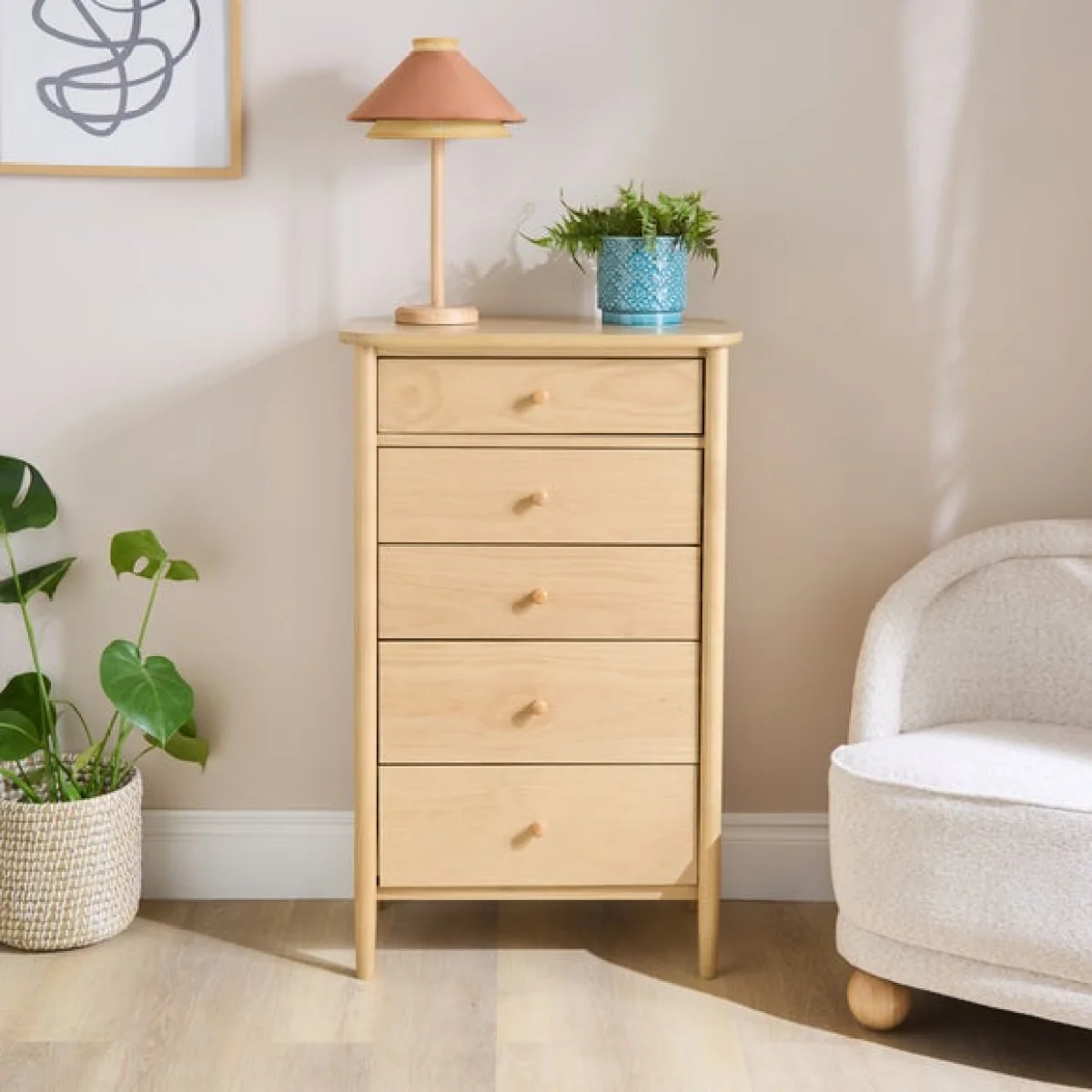 Sammie Paint Your Own 5 Drawer Chest – image 1