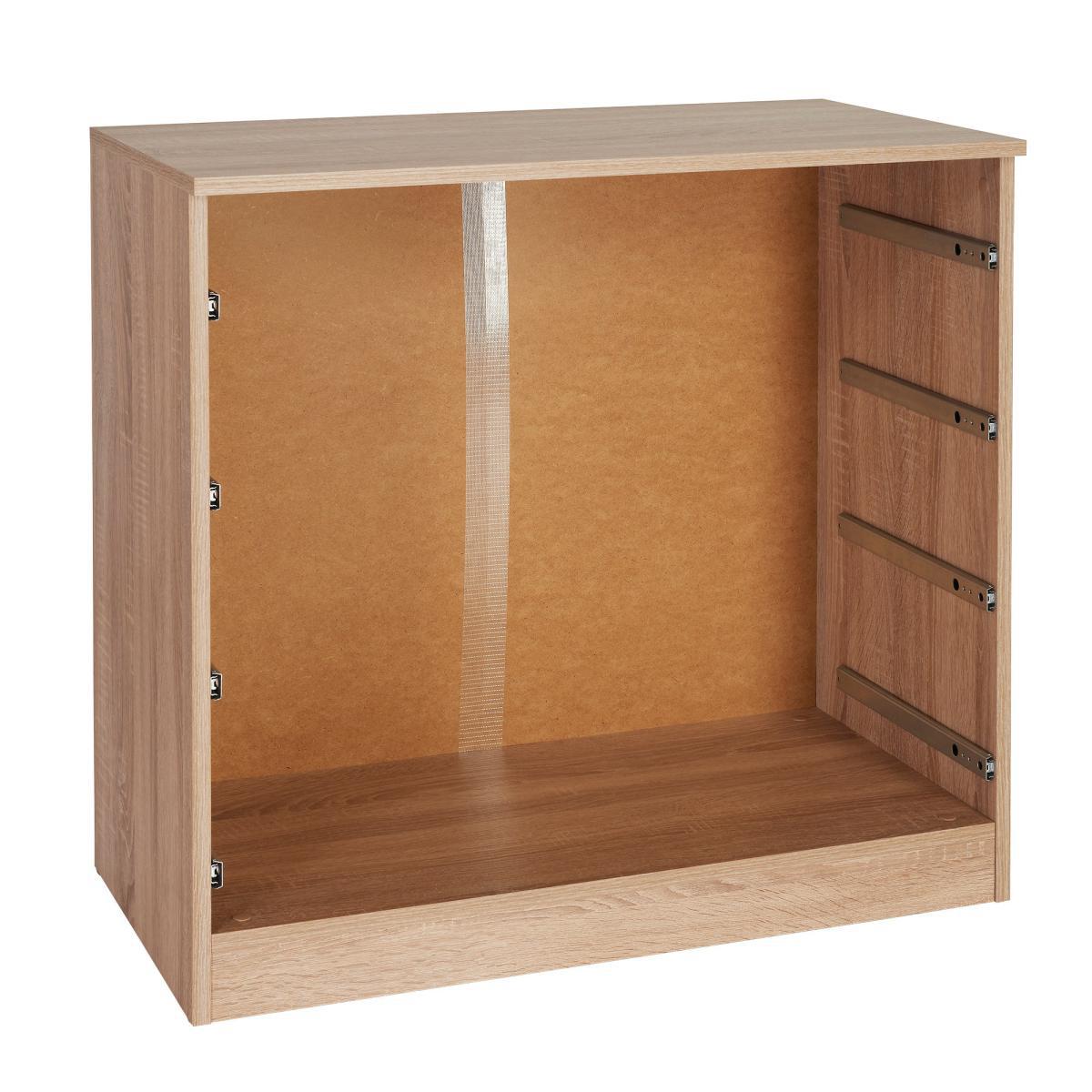 Hyde 4 Drawer Chest White/Natural – image 2