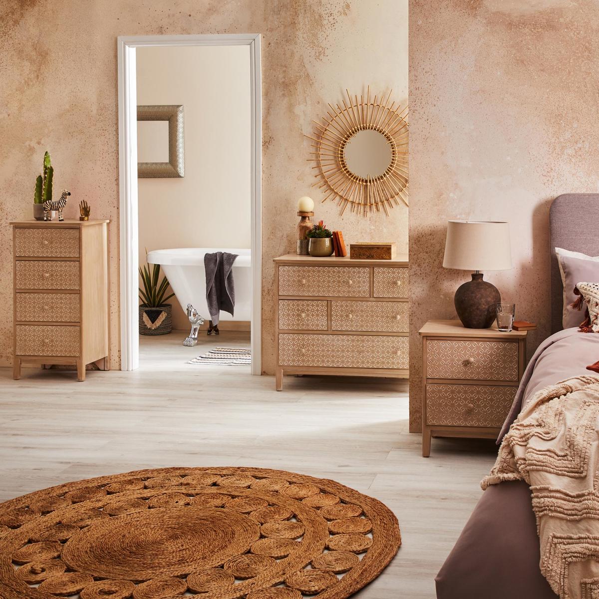 Ivy Tall Chest of Drawers Natural – image 3