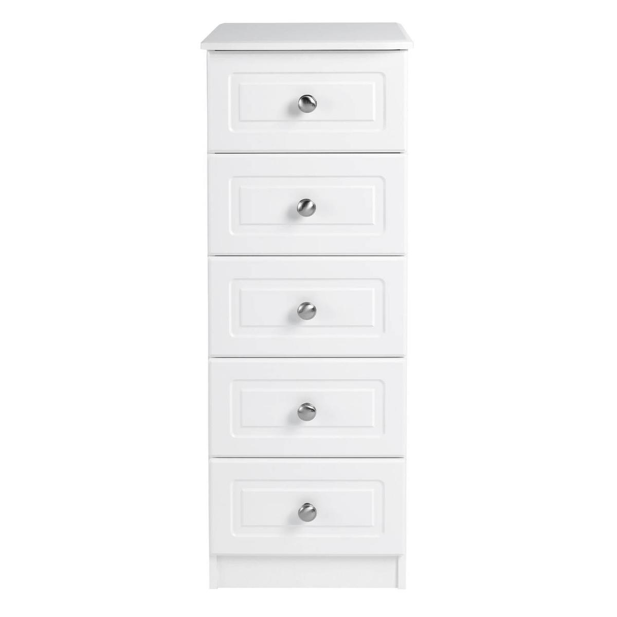 Calando 5 Drawer Tallboy Cream – image 2