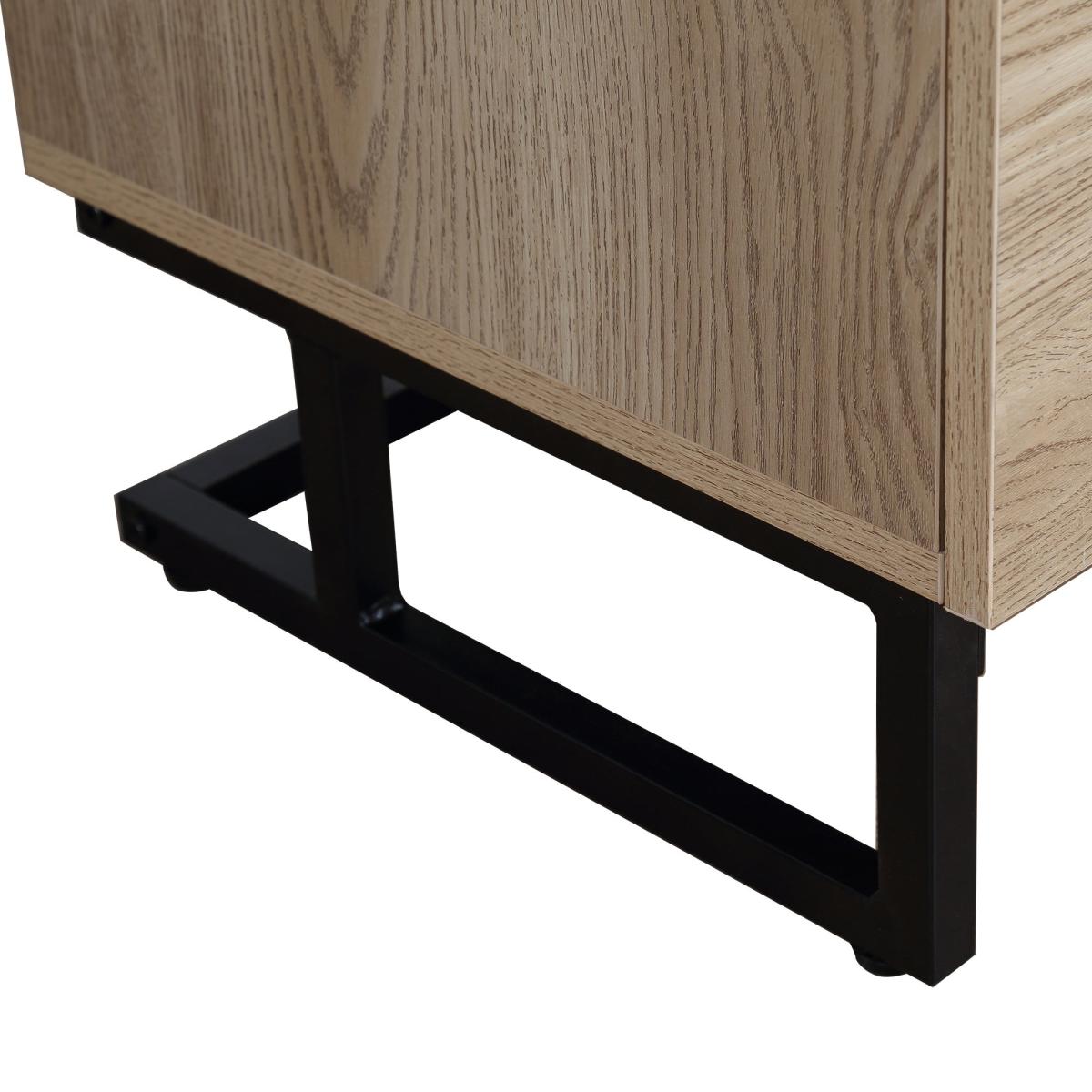 Charlie 3 Drawer Chest Oak Effect Brown – image 9