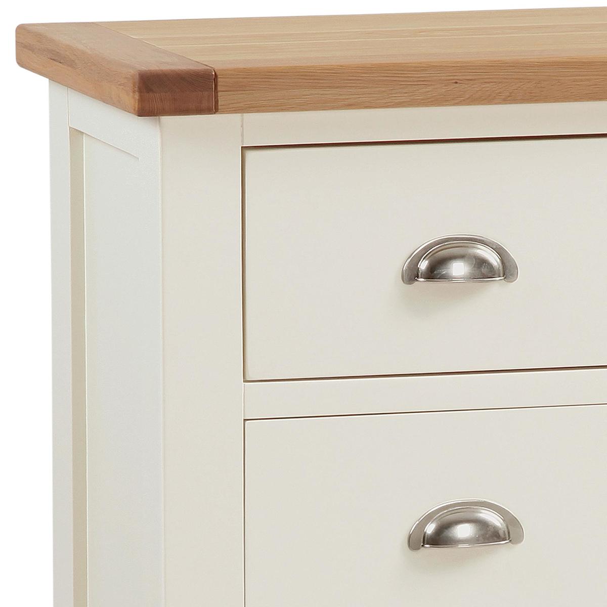 Wilby Cream 5 Drawer Chest Cream – image 4