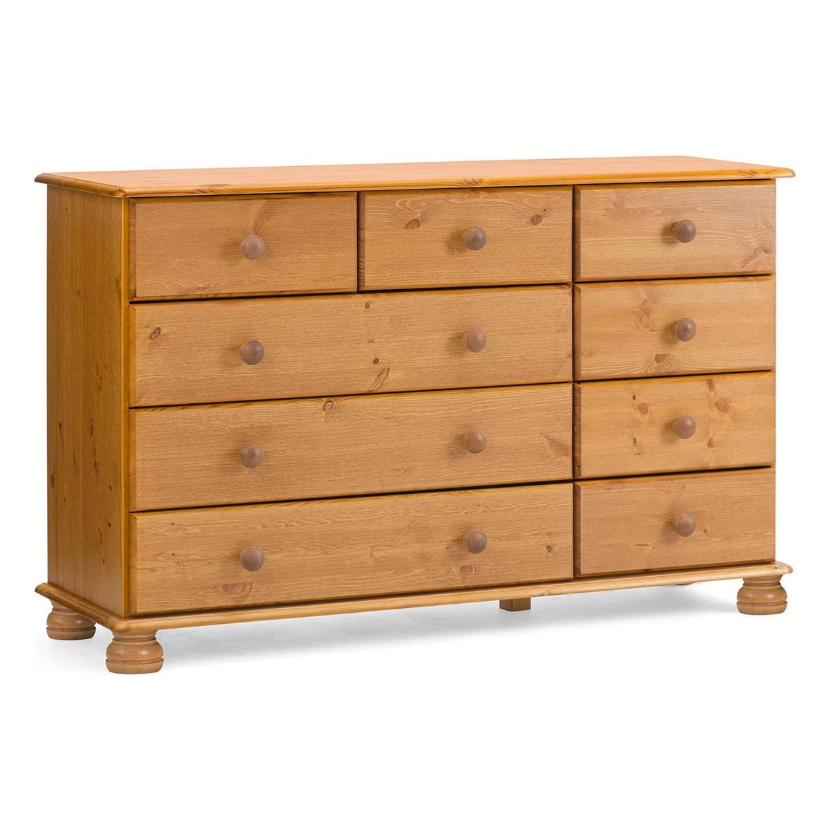 Colburn Pine 9 Drawer Chest Natural – image 2