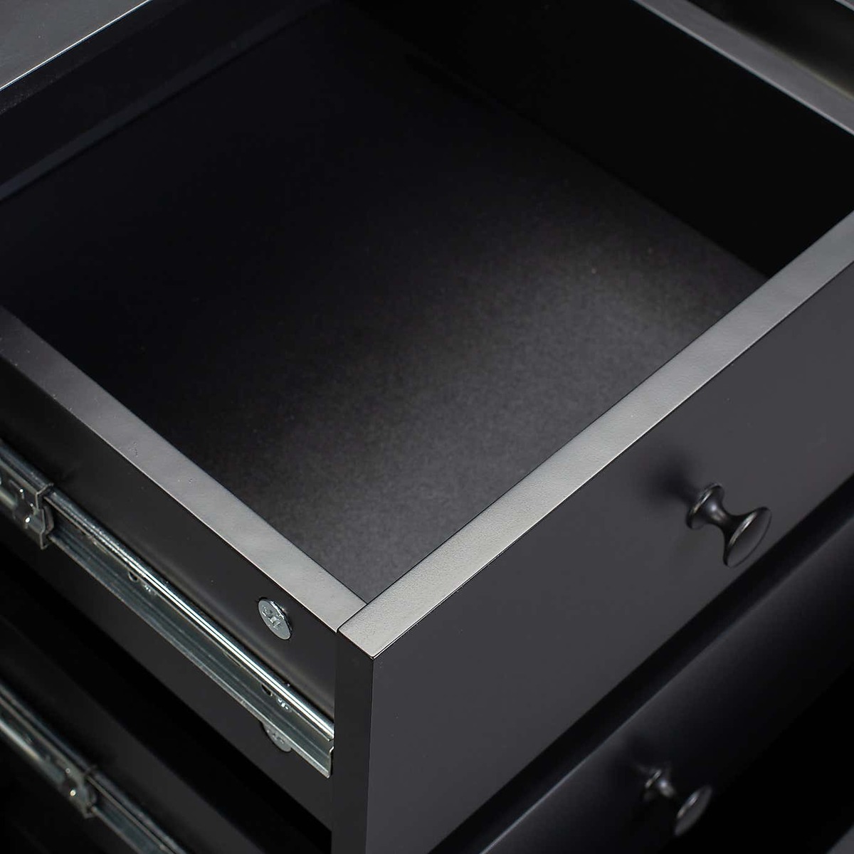 Lynton Black 5 Drawer Chest Black – image 5