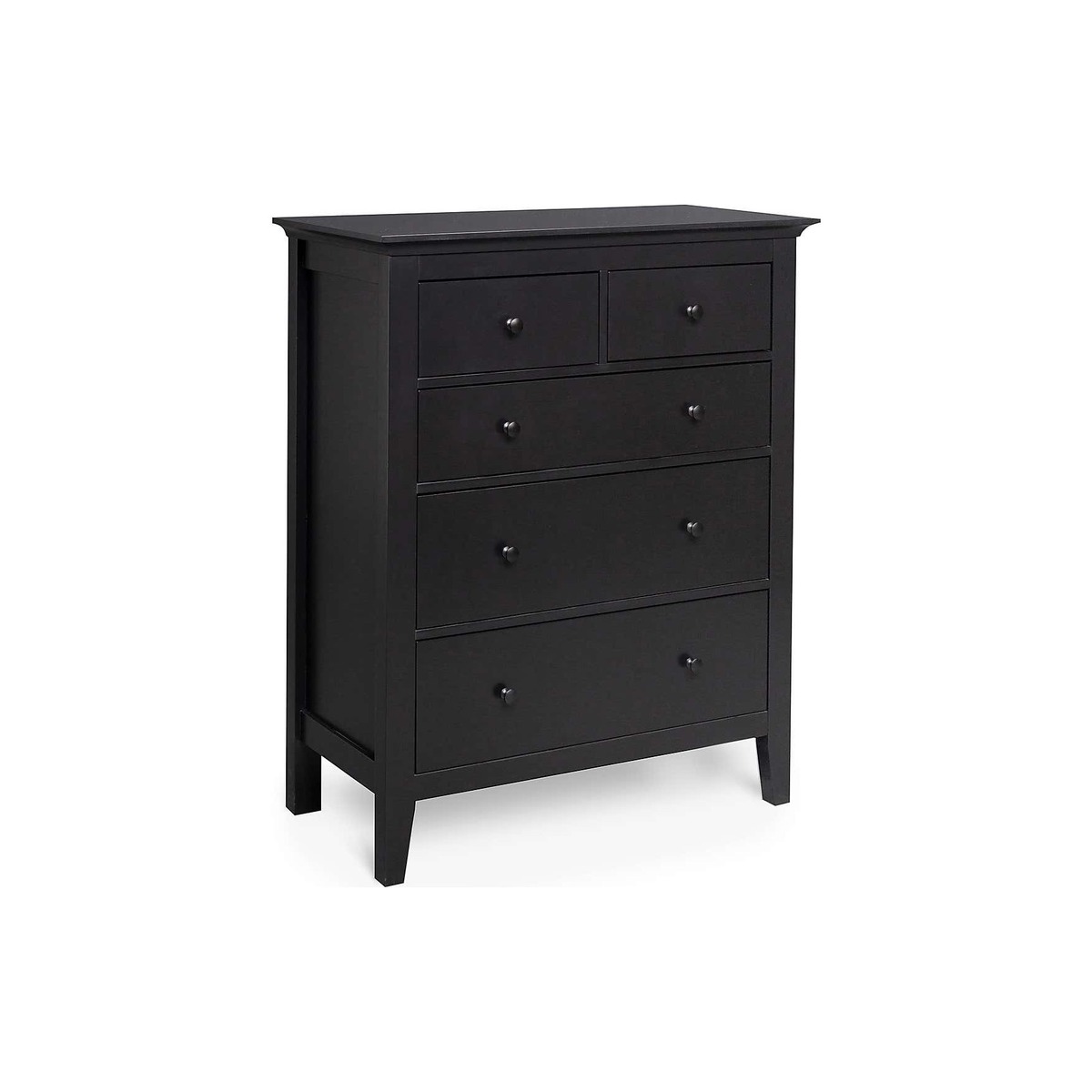 Lynton Black 5 Drawer Chest Black – image 2