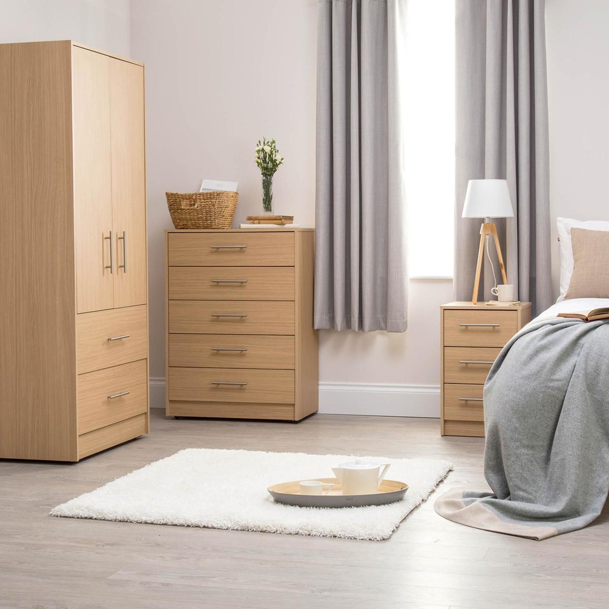 Lavant Oak 5 Drawer Chest Oak – image 3