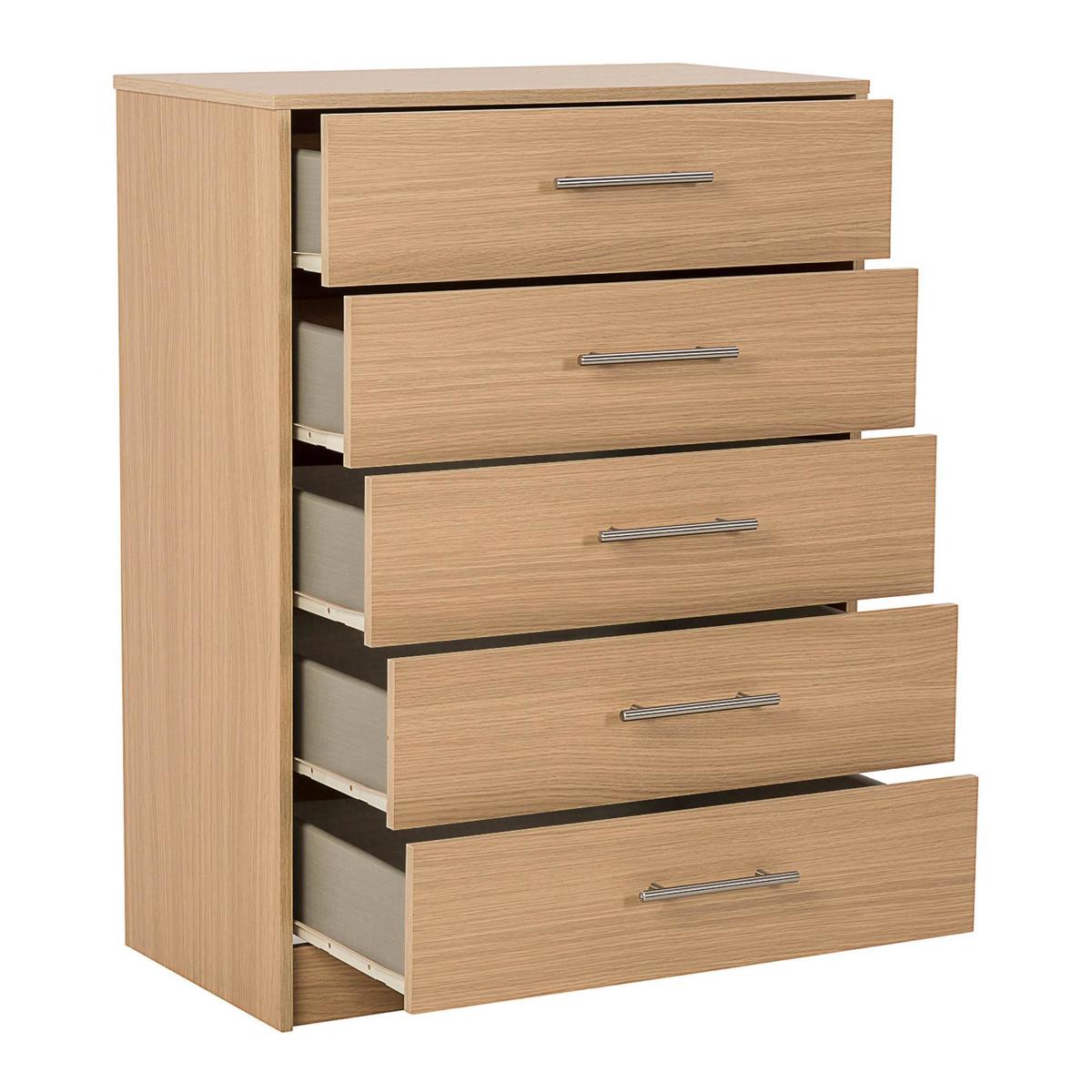 Lavant Oak 5 Drawer Chest Oak – image 5