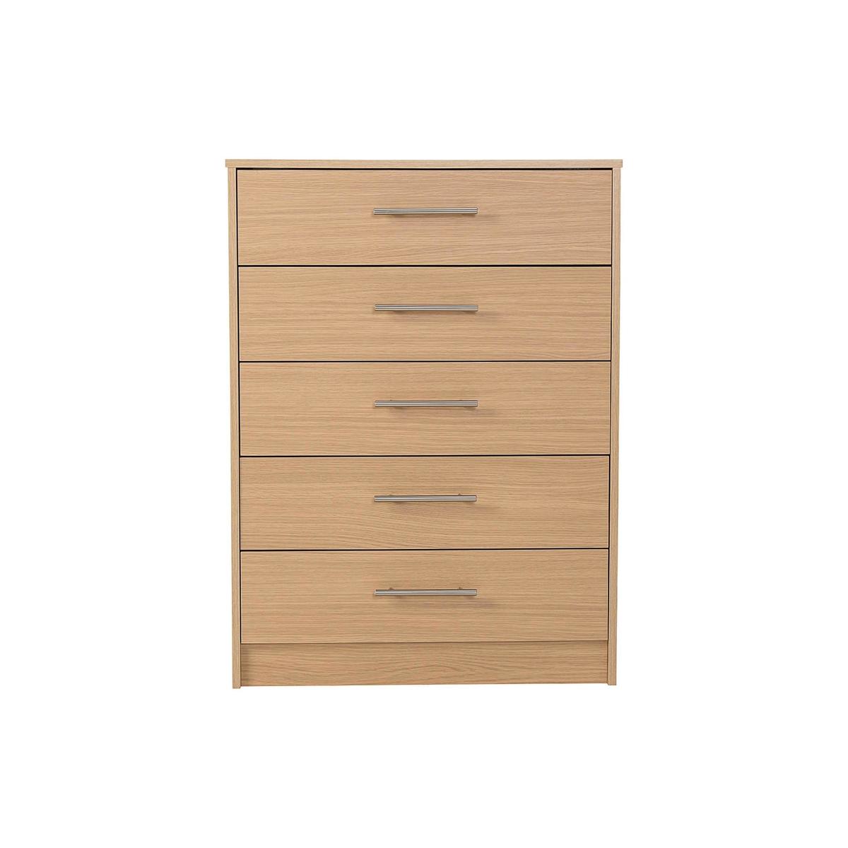 Lavant Oak 5 Drawer Chest Oak – image 1
