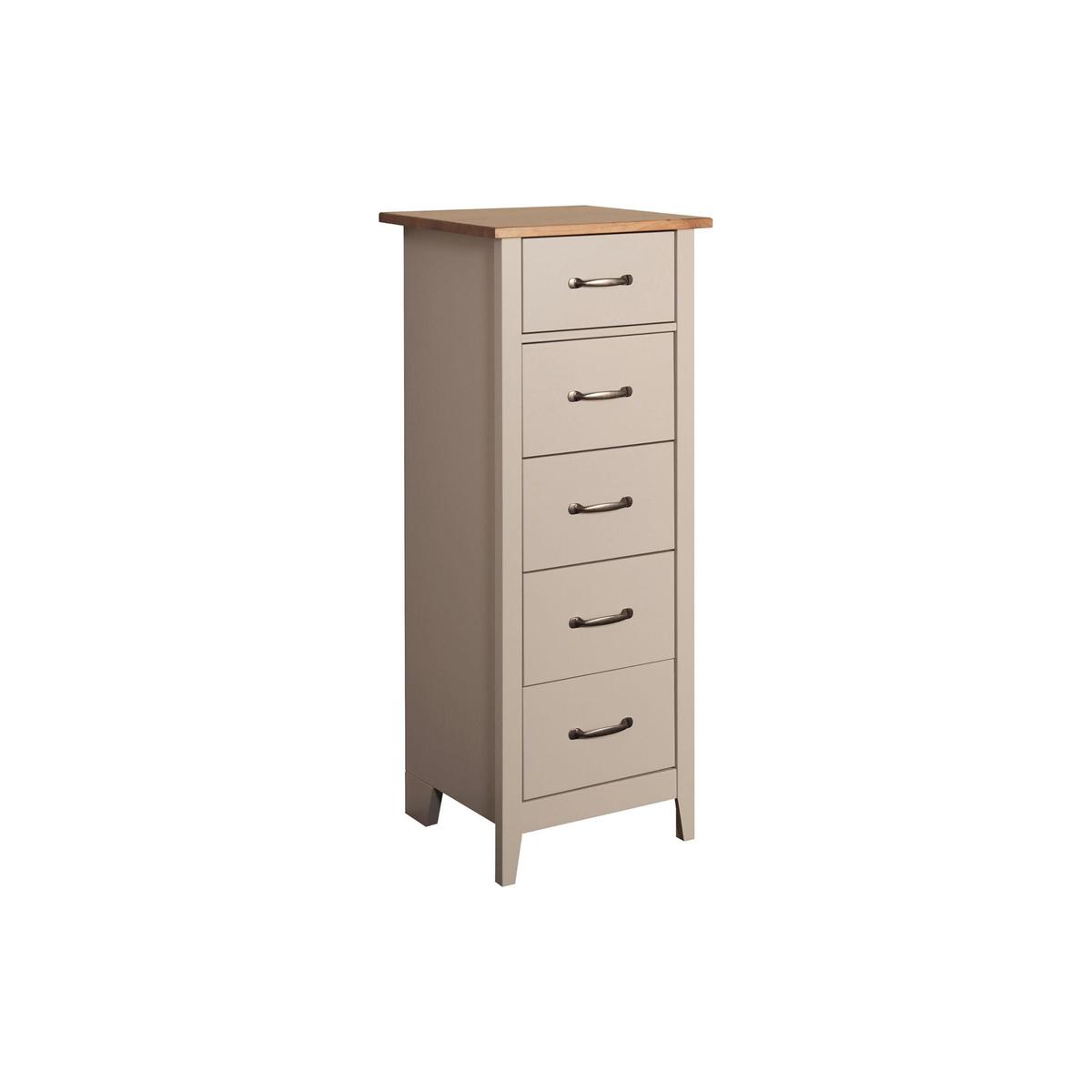 Norfolk Grey 5 Drawer Chest Grey – image 2