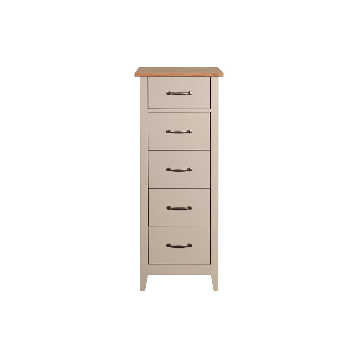 Norfolk Grey 5 Drawer Chest Grey – image 1