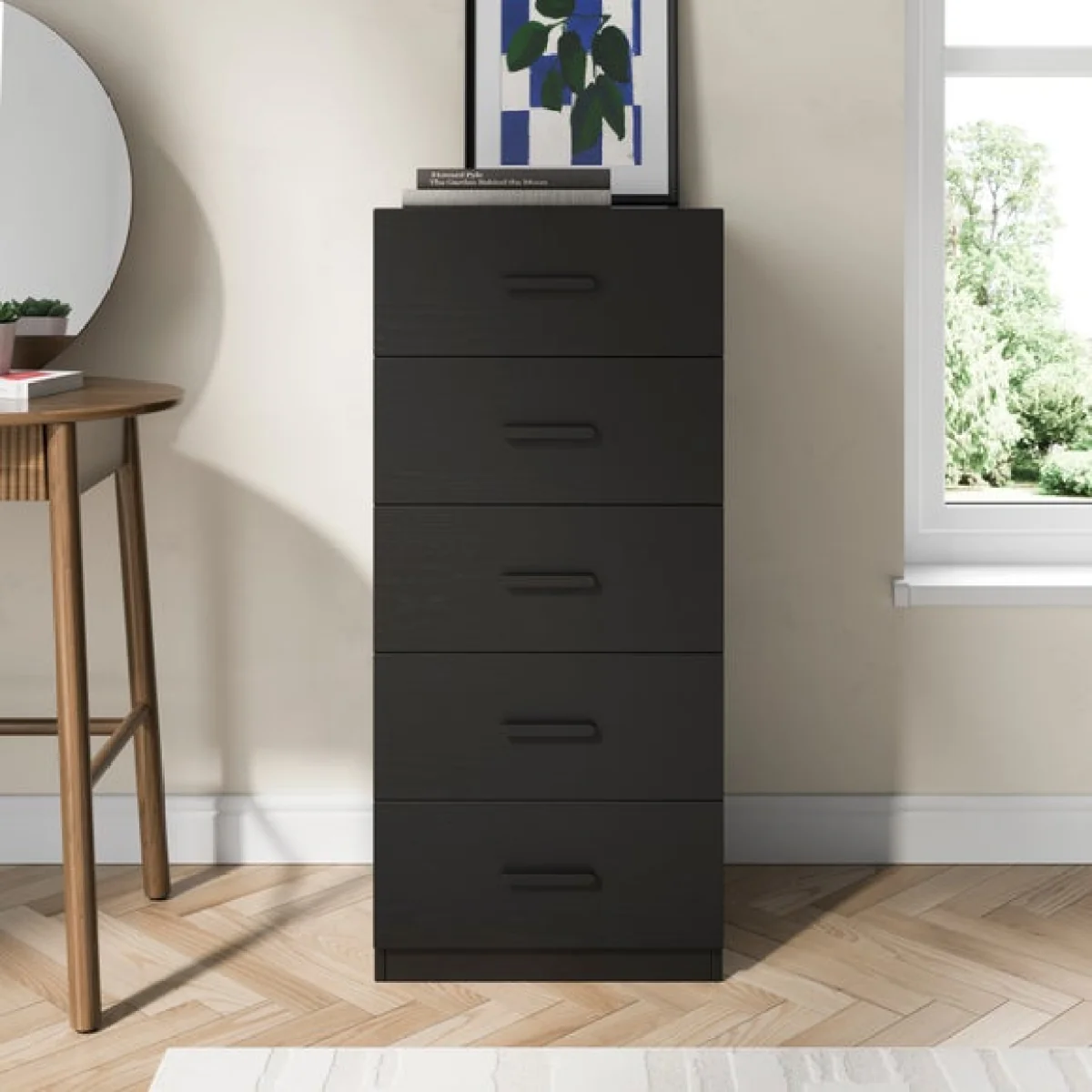 Flinn Tall 5 Drawer Chest – image 1