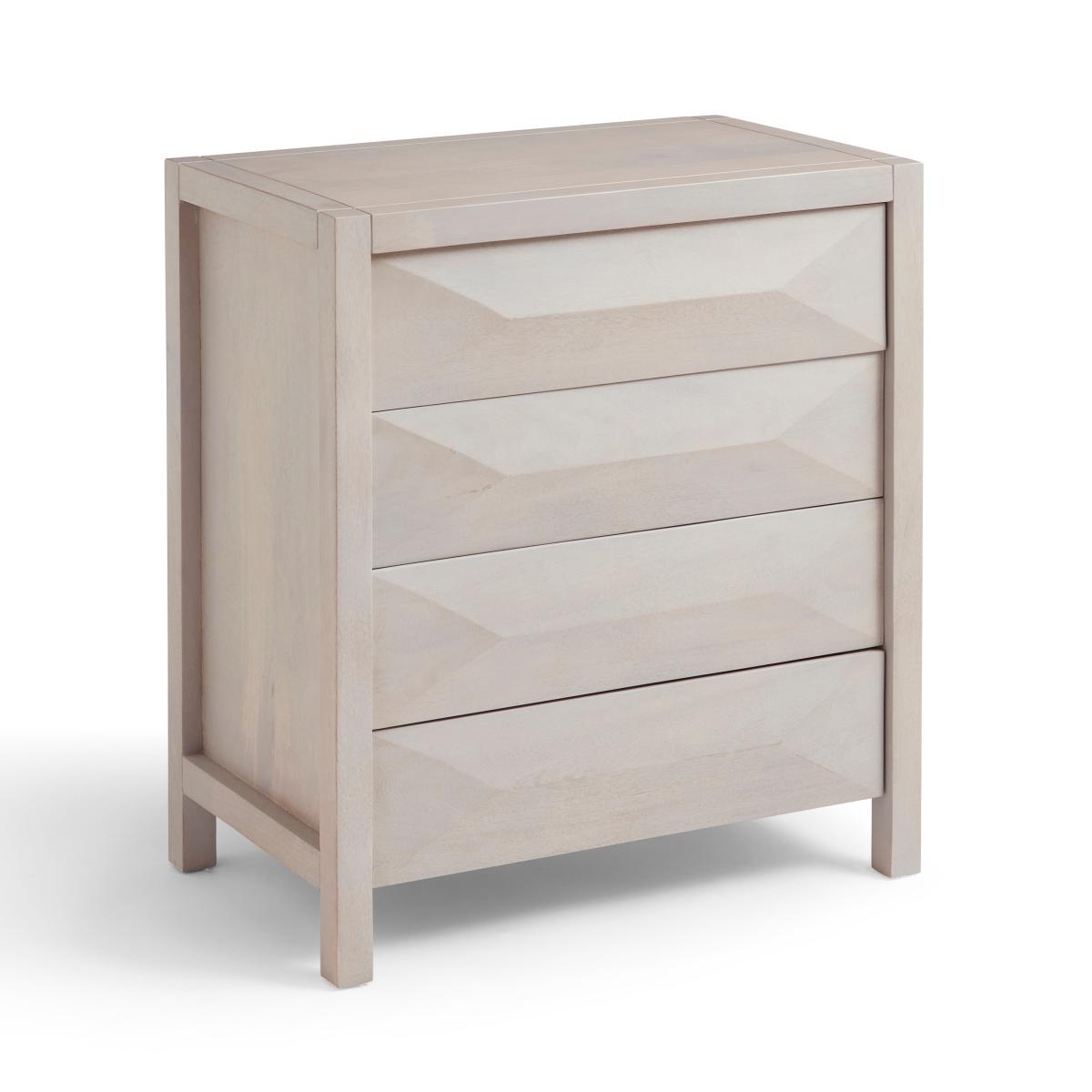 Watkins 4 Drawer Chest, Mango Wood White – image 6
