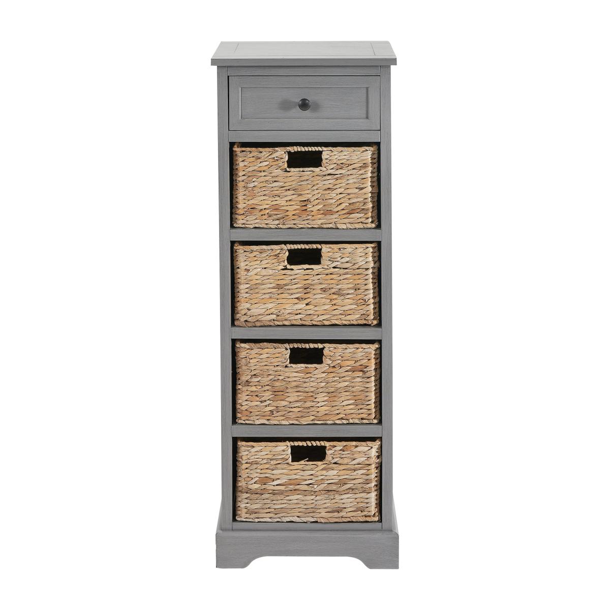 Pacific Devonshire 5 Drawer Chest, Grey Painted Pine Grey – image 2