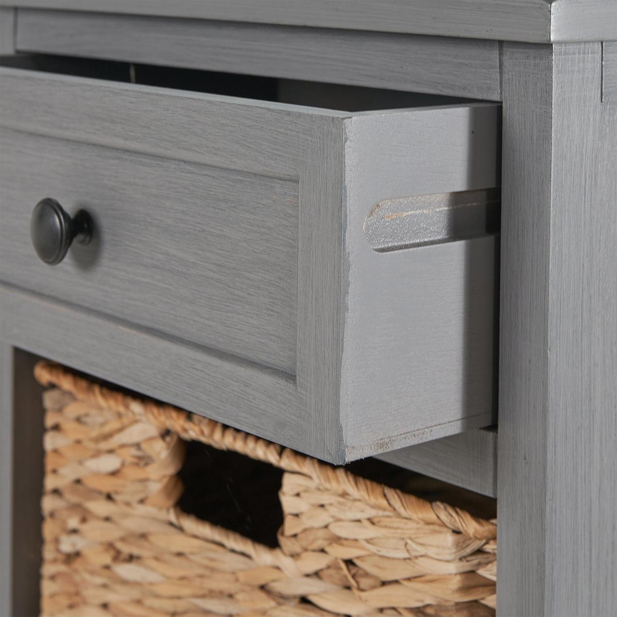 Pacific Devonshire 5 Drawer Chest, Grey Painted Pine Grey – image 4