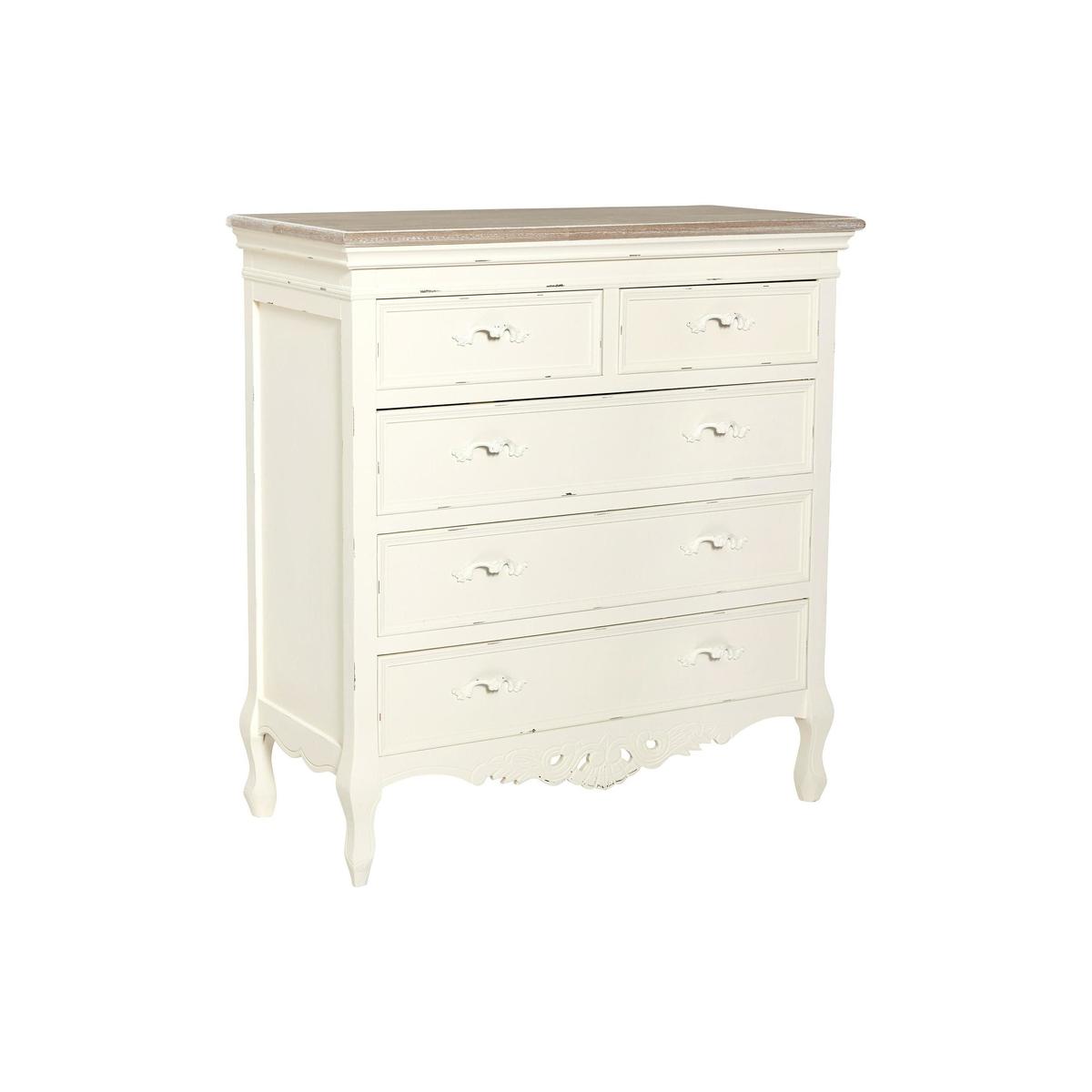 Camille Ivory 5 Drawer Chest Cream – image 2