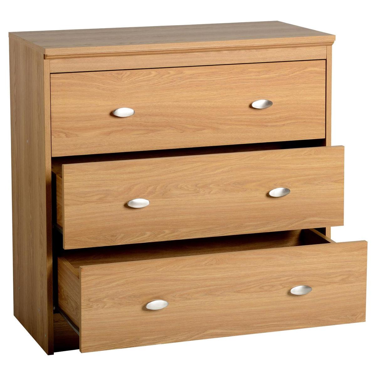 Regent 3 Drawer Chest Natural – image 2