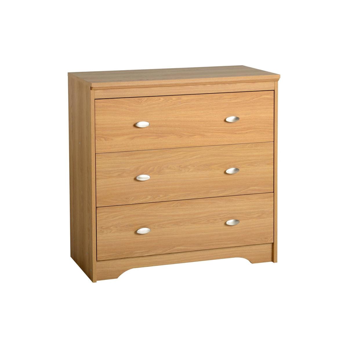 Regent 3 Drawer Chest Natural – image 1