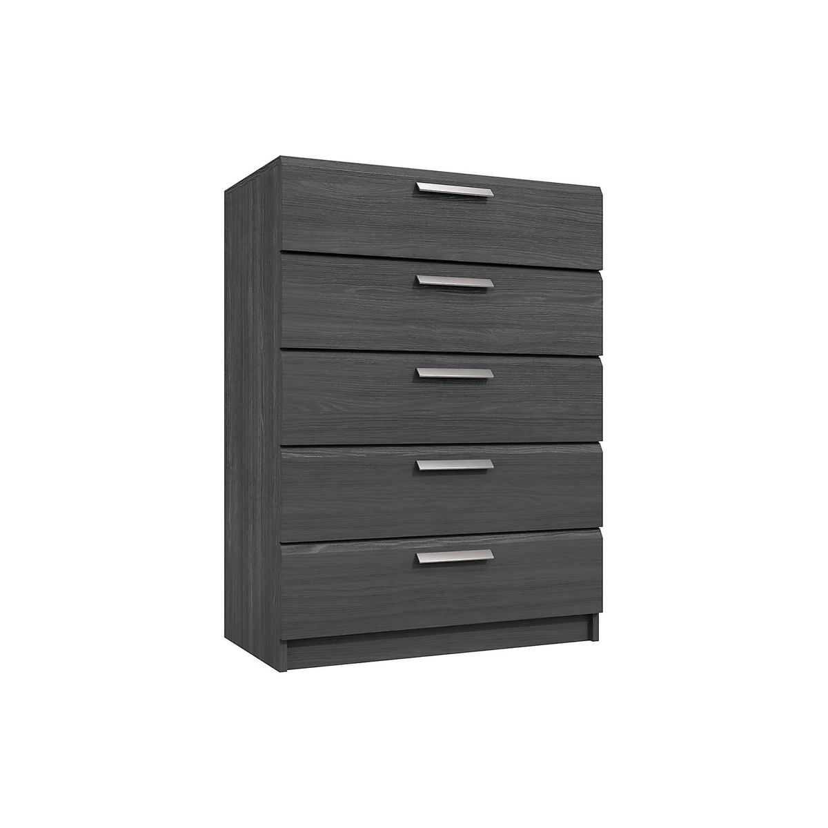 Piper 5 Drawer Chest Graphite (Grey) – image 2