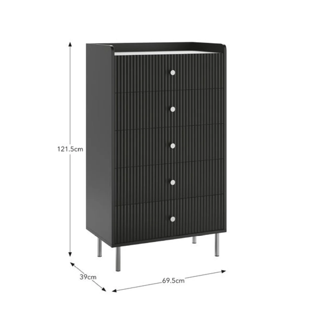Georgi 5 Drawer Chest – image 8