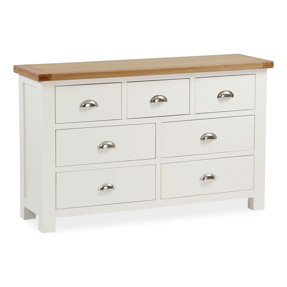 Wilby Cream 7 Drawer Chest Cream – image 2