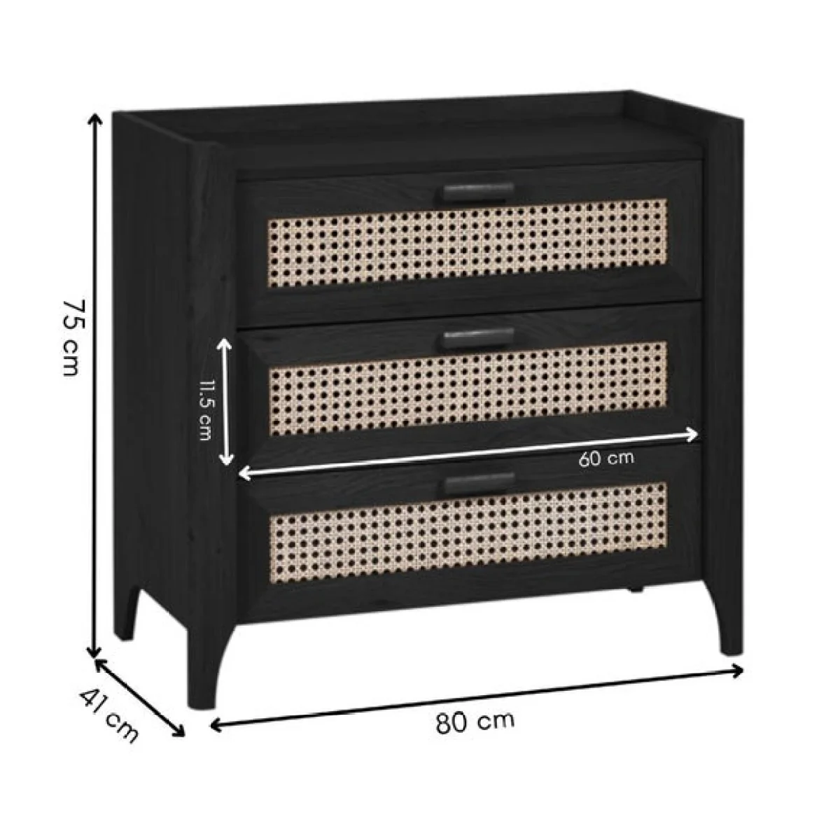 Return - Sydney 3 Drawer Chest – image 9