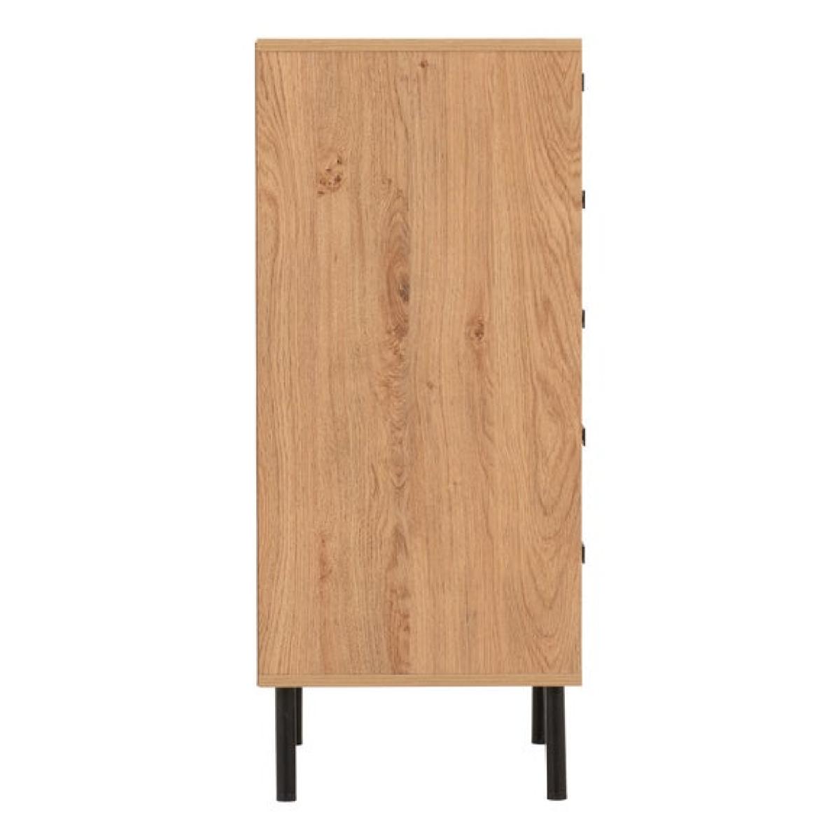 Return - Barker 5 Drawer Narrow Chest, Oak Effect – image 5