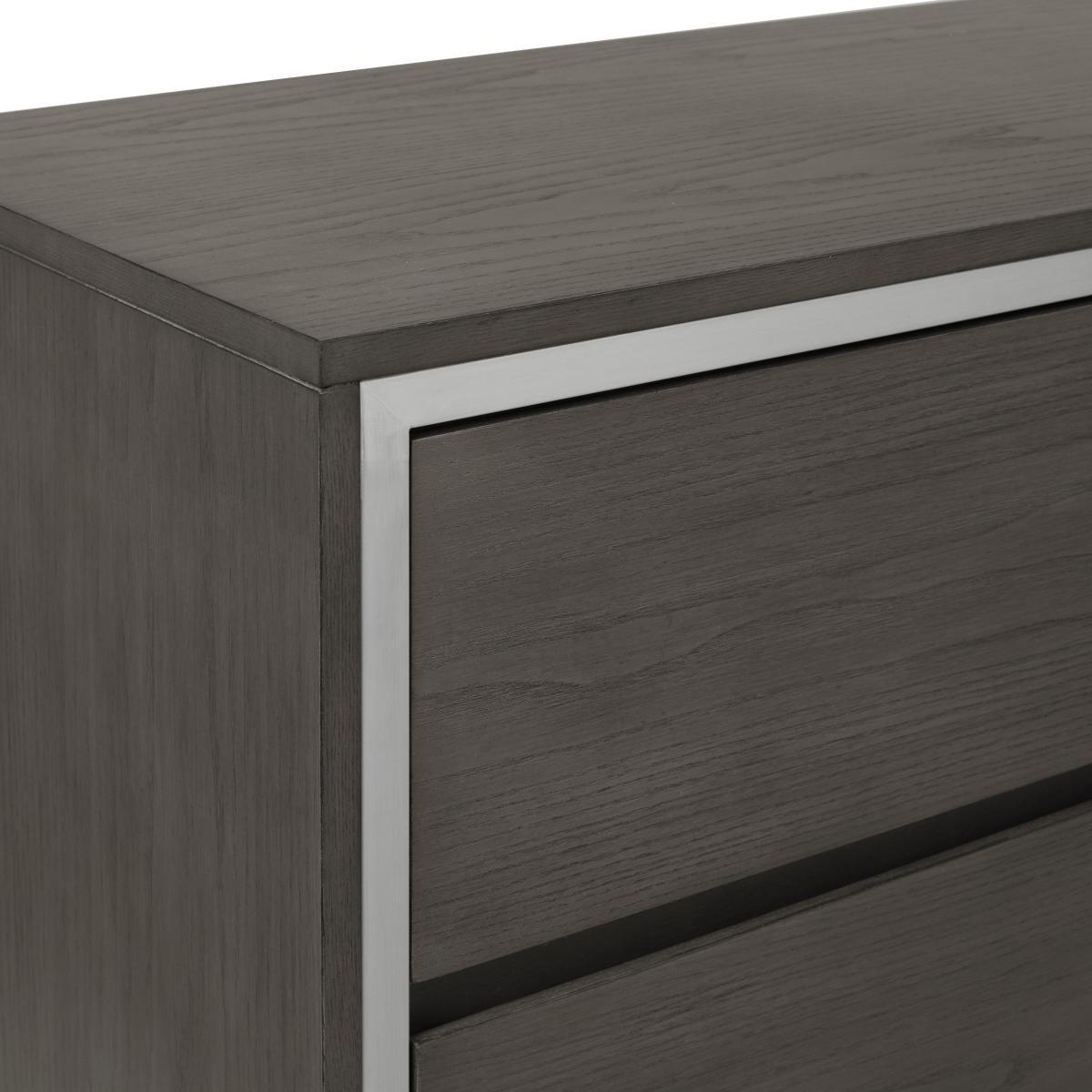 Logan 6 Drawer Chest Grey – image 7