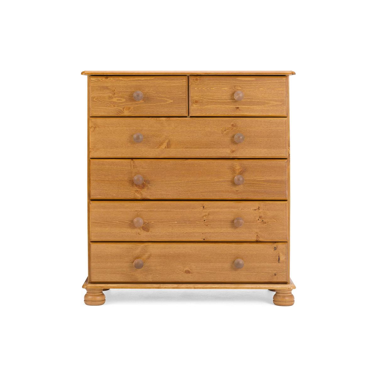 Colburn Pine 6 Drawer Chest Natural – image 1