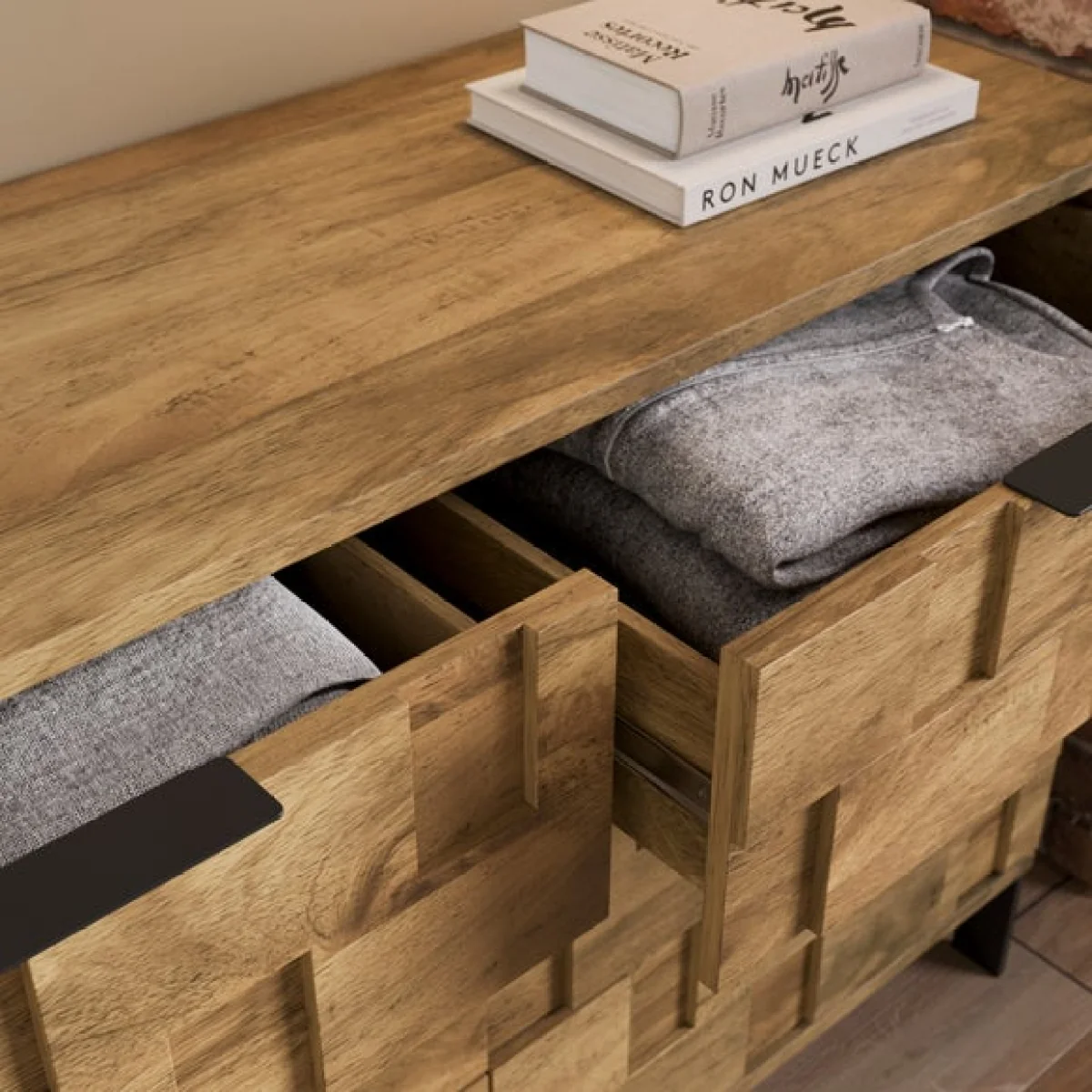 Watson 6 Drawer Chest, Wood Effect – image 2
